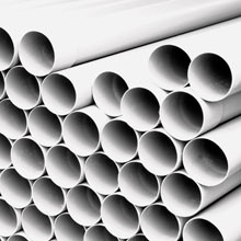 PVC REGENWATERBUIS PARELGRIJS 80MM 1.4MM ROND 3M