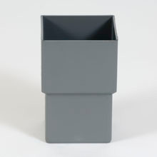 PVC REGENWATER MOF GRIJS   80X80MM VIERKANT