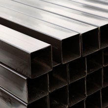 PVC REGENWATERBUIS BRUIN 100X100MM VIERKANT 4M