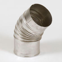 ALU BOCHT 130MM 45°