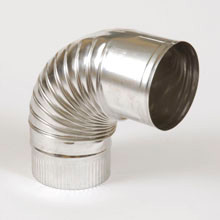 ALU BOCHT 150MM 90°