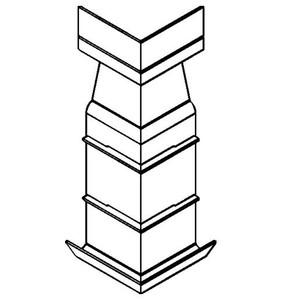 P162 BINNENHOEK VOOR P104/P185 BRUIN (008)