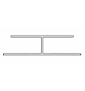 P108 H-PROFIEL GESP. STAALBLAUW (6079)