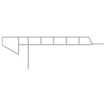 P183 KROONLIJST 92MM VERKEERSWIT (003)