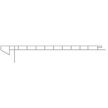 P131 KROONLIJST 210MM VERKEERSWIT (003)