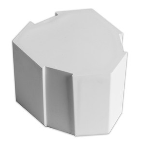 MARKEERDOP WIT H=38MM VOOR GRASDAL 50X50X3.8MM