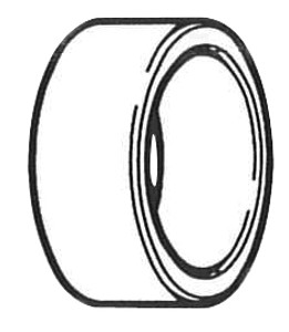 REDUCEERRING SPECIAL STIHL® - 25,4 -> 20,0 MM X 10,0 MM REDUCEERRING SPECIAL STIHL® - 25,4 -> 20,0 MM X 10,0 MM