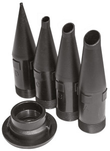 SET 4 SPUITMONDEN MET SCHROEFDRAAD + KOPPELSTUK MK1