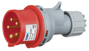 FICHE CEE MALE - 5 PÔLES - 3P + N + T - 400V - 16 A