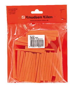 CALES BISEAUTÉ 8 X 40 X 80 MM - PAR 30 PCS - ORANGE CALES BISEAUTÉ 8 X 40 X 80 MM - PAR 30 PCS - ORANGE