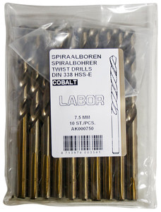 10 HSS-G-BOREN Ø2,5MM 57MM