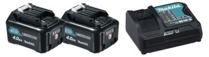POWERPACK BL1040B : 2X BL1020B LI-ION BATTERIJ 10,8V 4,0AH + SNELLADER DC10SA IN MAKPAC KOFFER POWERPACK BL1040B : 2X BL1020B LI-ION BATTERIJ 10,8V 4,0AH + SNELLADER DC10SA IN MAKPAC KOFFER