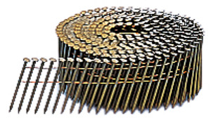 DRAADGEBONDEN CONSTRUCTIENAGELS OP VLAKKE ROL 75MM GERINGDE SCHACHT