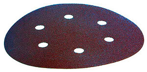 SCHUURSCHIJF RED VELCRO (10ST) P 60 X  Ø150MM