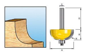KWARTHOLFREES MET KOGELLAGER - SCHACHT: 8 - B: 34,93MM