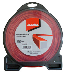 VIERKANTIGE NYLON DRAAD 2,4MMX15M