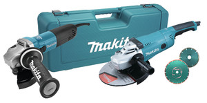 COMBOPACK HAAKSE SLIJPERS GA9020RF (2200W - 230MM) + GA5040RZ (1100W - 125MM) + 2X DIAMAK DS IN KOFFER