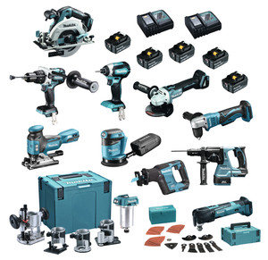 COMBOPACK 18V : DHP481 + DDA351 + DTD153 + DHS680 + DJR188 + DJV181 + DGA506 + DBO180
