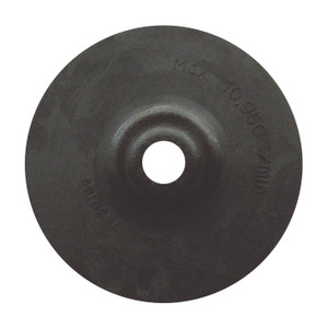RUBBEREN STEUNSCHIJF VOOR FIBER SCHUURVELLEN Ø125MM