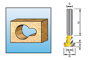 SLEUTELGATFREES - SCHACHT: 8 - B: 9,5MM SLEUTELGATFREES - SCHACHT: 8 - B: 9,5MM