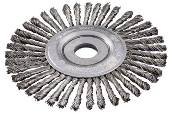 RONDE BORSTEL Ø 125MM IN STAAL DRAAD 0,5X22,23MM RONDE BORSTEL Ø 125MM IN STAAL DRAAD 0,5X22,23MM