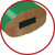 CRAYON DE MAÇON "PRO 201", FORME OVALE, LAQUÉ VERT - 24 CM - PAR 2 PCS