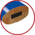 CRAYON WET WOOD "PRO 303", FORME OVALE, LAQUÉ BLEU - 24 CM - PAR 10 PCS