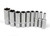 DIEPE DOP 6-KANT MET AANSLUITING 1/4" 9MM