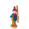 Holiday Sports Children German Ornament Carrying Skis – Christmas ornament