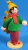 Holiday Sports Children German Ornament Carrying Sled – alternate view of the Christmas ornament