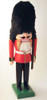 Red Guard Fur Helmet German Nutcracker – detail view of the German nutcracker