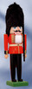 Red Guard Fur Helmet German Nutcracker – side view of the German nutcracker