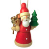 Colorful Santa Christmas German Ornament – alternate view of the Christmas ornament