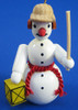 Snowman Lamp Christmas German Ornament – Christmas ornament by Richard Glaesser