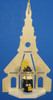Three Carolers Church German Ornaments – detail view of the Christmas ornament