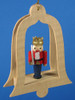 Nutcracker Red Bell Christmas German Ornament – German nutcracker by Richard Glaesser