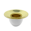 Richard Glaesser Pyramid Candle Holder - Fits 14mm Medium Candle – side view of the wooden candleholder