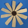 Pyramid Fan Assembly 229mm 2 – alternate view of the Christmas pyramid