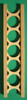Mueller Replacement Fence 21mm Tall – detail view of the Christmas pyramid