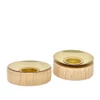 Wood Brass Tealight Medium 14mm Candle Cup Insert – wooden candleholder by Frank Weber