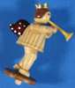 Angel Figurine Horn Advent Pyramid – alternate view of the Christmas ornament