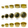 Brass Drip Cup – side view of the German handcrafted gift