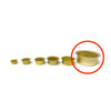 Brass Drip Cup Tealight | 40mm Diameter – side view of the German handcrafted gift