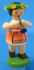 Musical Clarinet Kid Replacement Part Post – wooden figurine by Zeidler Holzkunst GmbH