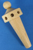 Pyramid Hub 9 Holes - 4.5mm / 4mm - Natural Long – Christmas pyramid by Richard Glaesser
