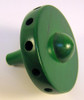 Wooden 2" Hub Green 12 Holes