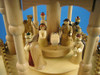 Nativity German Pyramid 2 Level – side view of the Christmas pyramid