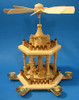 Natural Tree Nativity Pyramid 2 Level – alternate view of the Christmas pyramid