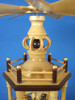 Natural Nativity Christmas Pyramid 3 Level – side view of the Christmas pyramid