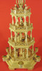 Christmas German Pyramid 4 Level – alternate view of the Christmas pyramid